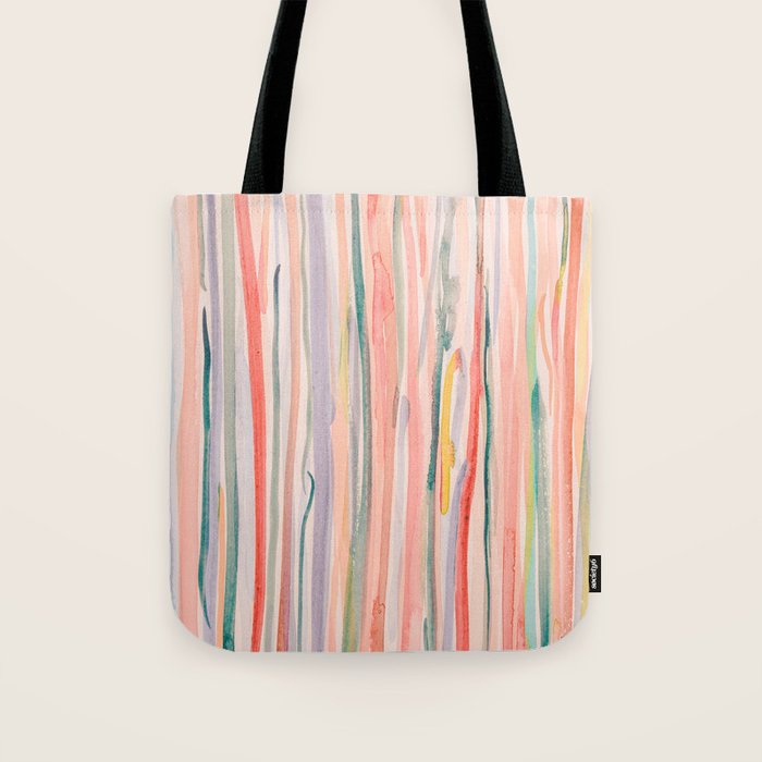 Loose Watercolor Lines 1 Tote Bag Gallery Image 1