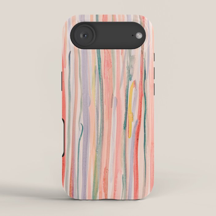 Loose Watercolor Lines 1 iPhone Case Gallery Image 2