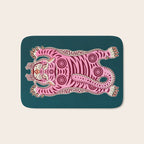 King Of The Jungle 02: Pink Tiger Edition Bath Mat Gallery Image 1