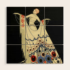 âThe Jewelled Gownâ Art Deco by J Carlos Wood Wall Art Gallery Image 1
