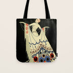 âThe Jewelled Gownâ Art Deco by J Carlos Tote Bag Gallery Image 1