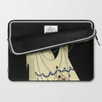âThe Jewelled Gownâ Art Deco by J Carlos Laptop Sleeve Gallery Image 2
