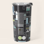 City life blocks moonless night Travel Mug Gallery Image 2