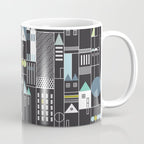City life blocks moonless night Coffee Mug Gallery Image 1