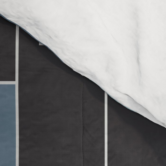 City life blocks moonless night Comforter Gallery Image 4