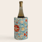 Antique Uzbekistan Blue Ground Suzani Wine Chiller Gallery Image 2