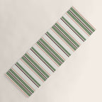 Daybed Stripe Ivory Green Multi Yoga Mat Gallery Image 1