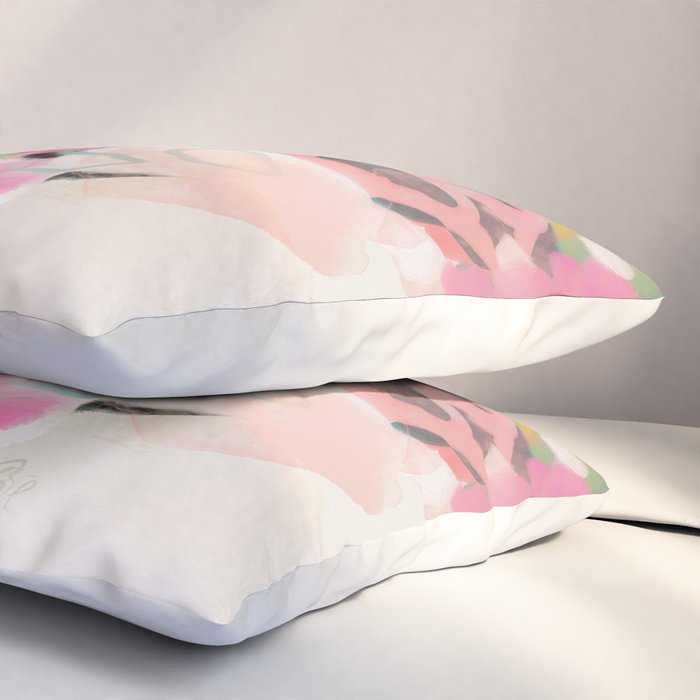 floral abstract bouquet Pillow Sham Gallery Image 3