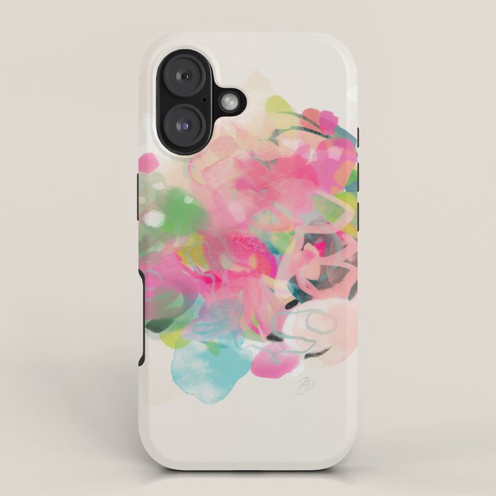 floral abstract bouquet iPhone Case Gallery Image 1