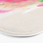 floral abstract bouquet Bath Mat Gallery Image 3