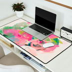 floral abstract bouquet Desk Mat Gallery Image 2