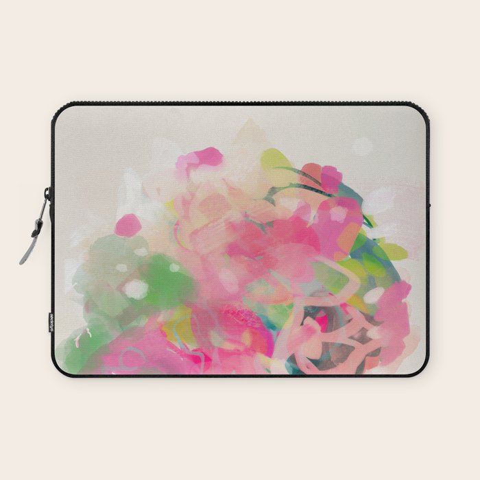 floral abstract bouquet Laptop Sleeve Gallery Image 1