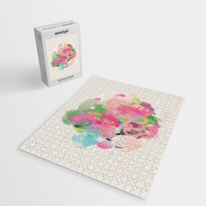 floral abstract bouquet Jigsaw Puzzle Gallery Image 2