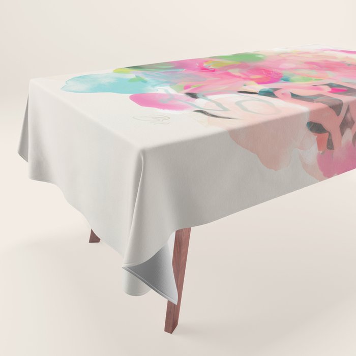 floral abstract bouquet Tablecloth Gallery Image 1