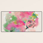 floral abstract bouquet Desk Mat Gallery Image 3