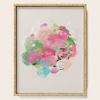 floral abstract bouquet Serving Tray Gallery Image 1