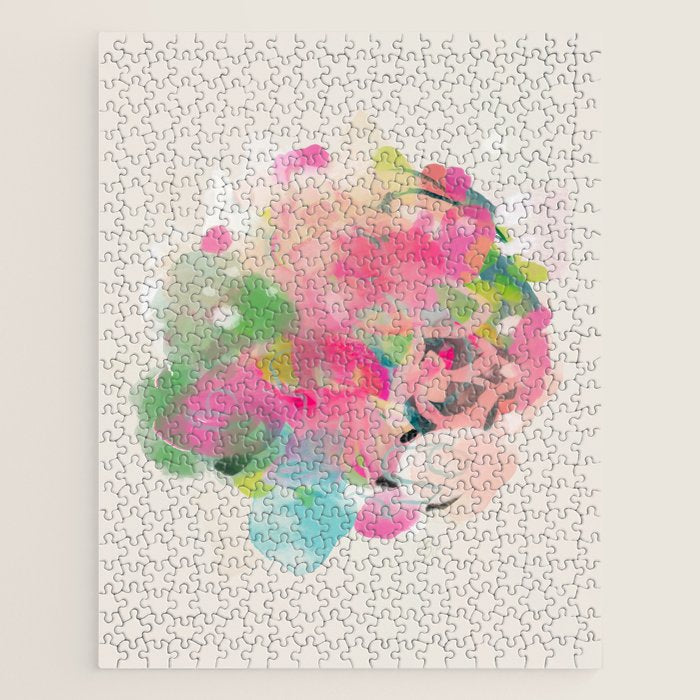 floral abstract bouquet Jigsaw Puzzle Gallery Image 1