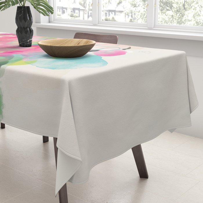 floral abstract bouquet Tablecloth Gallery Image 3