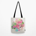floral abstract bouquet Tote Bag Gallery Image 2