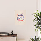 Girl You Got This - Navy & Red Palette Poster Gallery Image 2