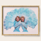Sisters - White Christmas - Watercolor Serving Tray Gallery Image 1