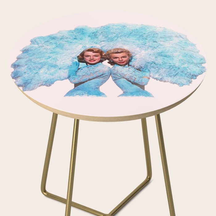 Sisters - White Christmas - Watercolor Side Table Gallery Image 2