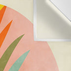 minimal leaf tropical spring Wall Tapestry Gallery Image 3
