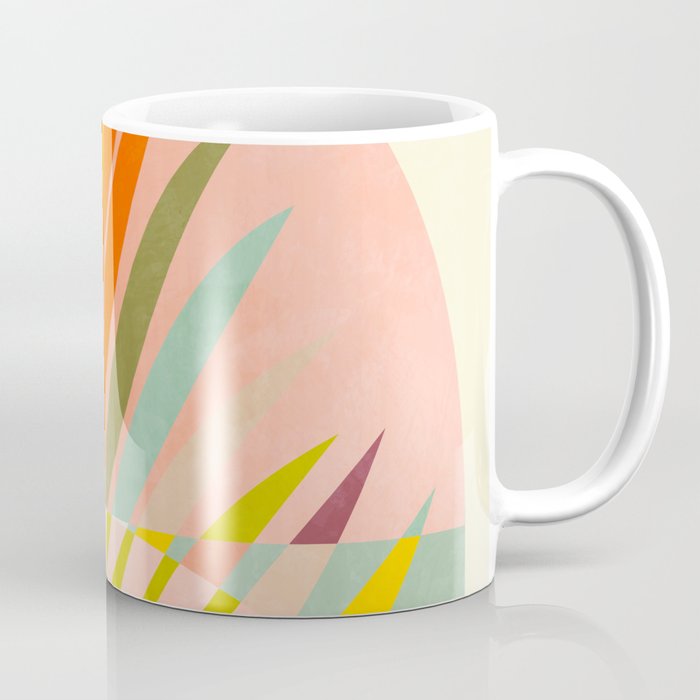 minimal leaf tropical spring Coffee Mug Gallery Image 1