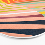 minimal leaf tropical spring Bath Mat Gallery Image 3