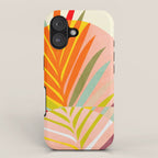 minimal leaf tropical spring iPhone Case Gallery Image 1