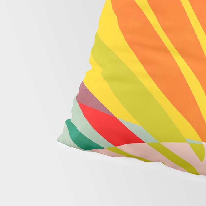 minimal leaf tropical spring Pillow Sham Gallery Image 4