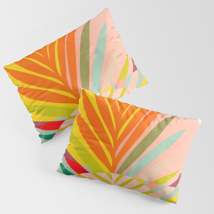 minimal leaf tropical spring Pillow Sham Gallery Image 3