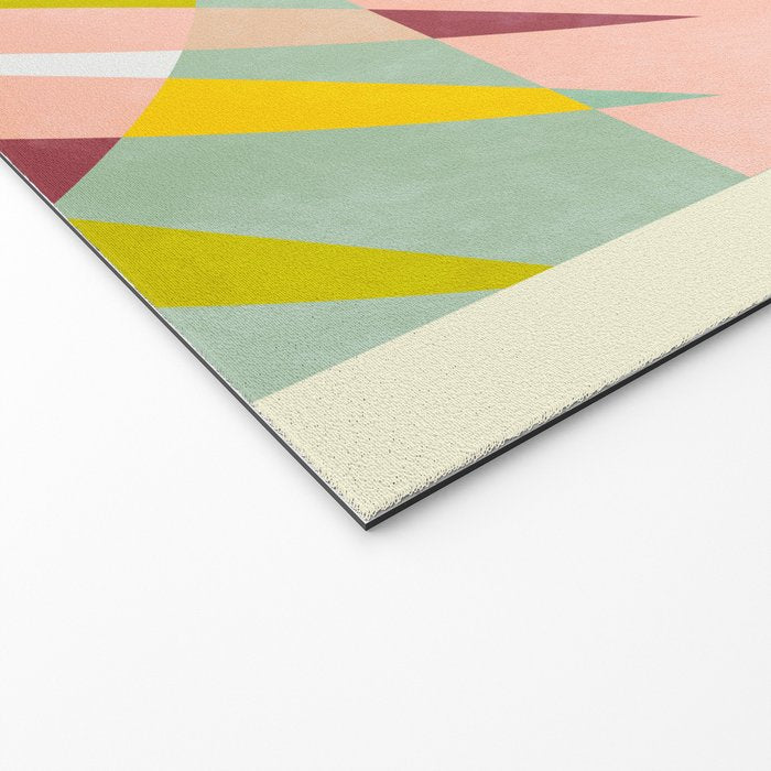 minimal leaf tropical spring Welcome Mat Gallery Image 2