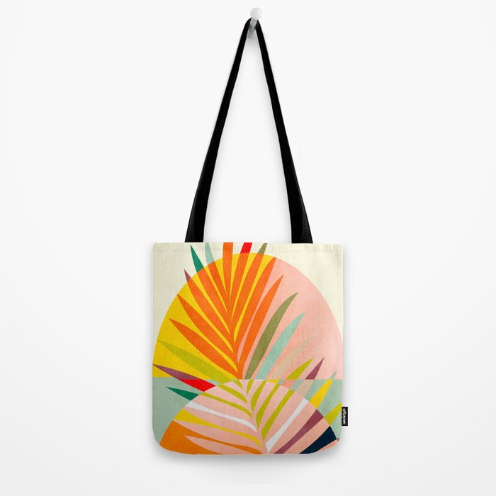 minimal leaf tropical spring Tote Bag Gallery Image 2