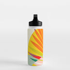 minimal leaf tropical spring Water Bottle Gallery Image 3