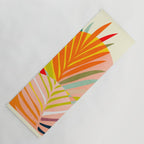minimal leaf tropical spring Yoga Mat Gallery Image 1