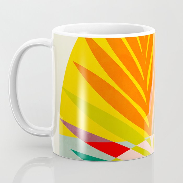 minimal leaf tropical spring Coffee Mug Gallery Image 3