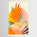 minimal leaf tropical spring Tablecloth Gallery Image 2