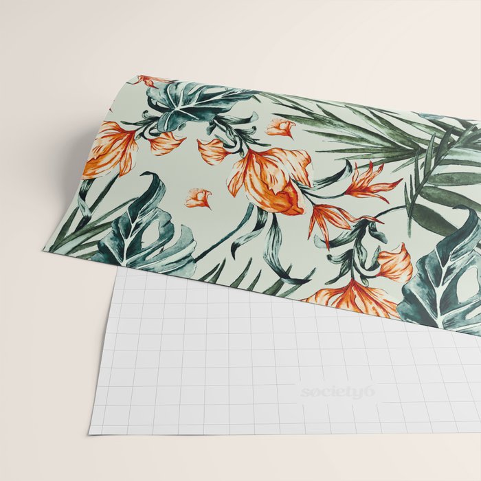 Exotic flower nature-07 Wrapping Paper Gallery Image 2