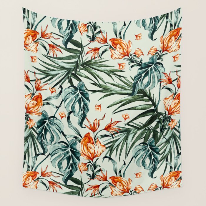Exotic flower nature-07 Wall Tapestry Gallery Image 4