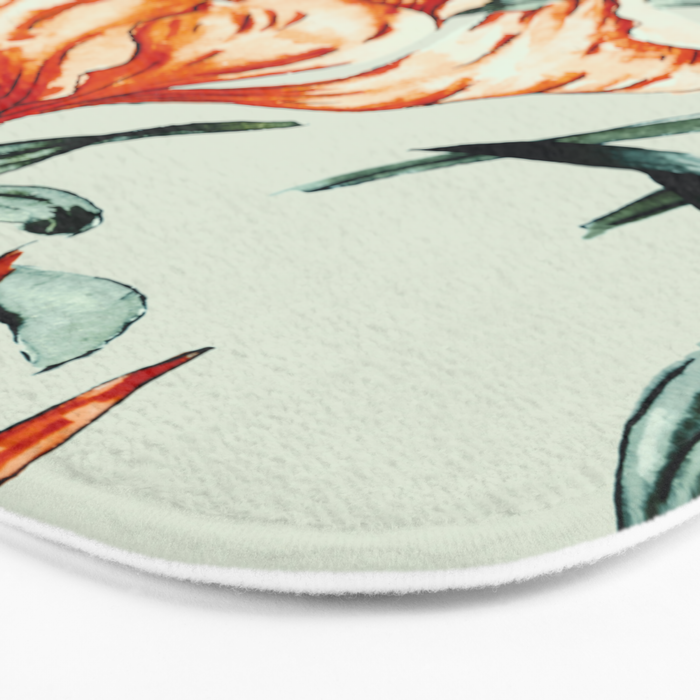 Exotic flower nature-07 Bath Mat Gallery Image 3
