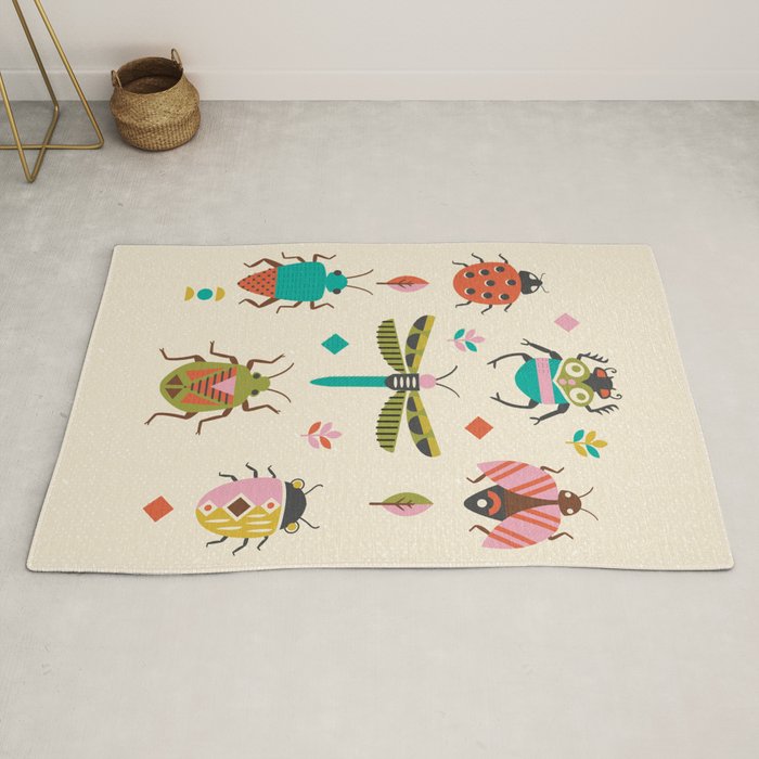 Mid century bugs Rug Gallery Image 3