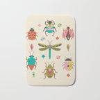 Mid century bugs Bath Mat Gallery Image 1
