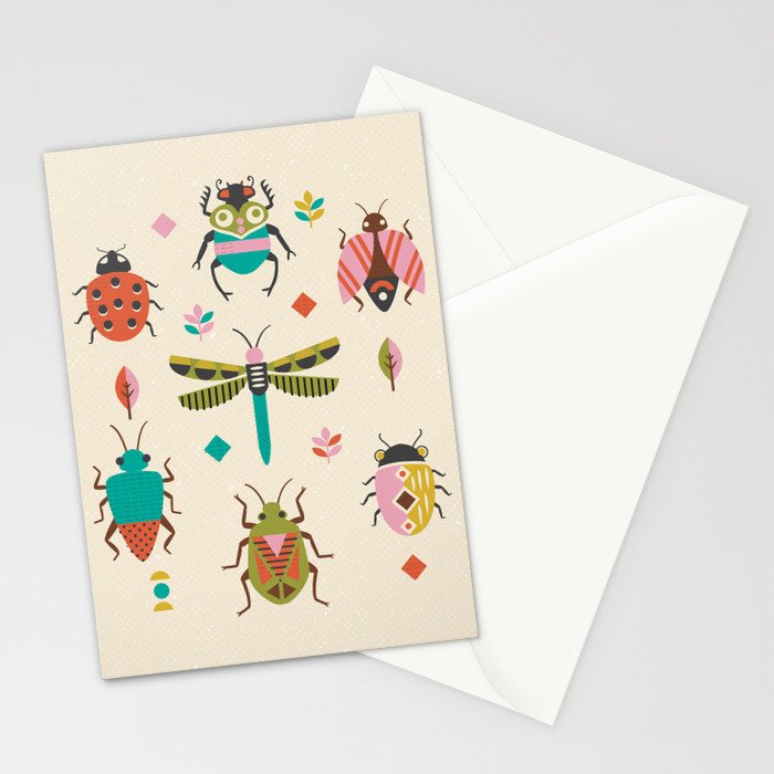 Mid century bugs Stationery Card Gallery Image 2