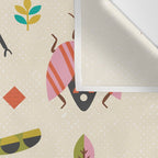 Mid century bugs Wall Tapestry Gallery Image 3