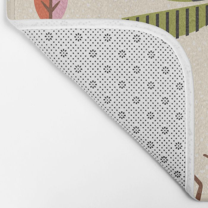 Mid century bugs Bath Mat Gallery Image 2