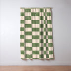 CHECKER - 001 - Olive Window Curtain Gallery Image 3