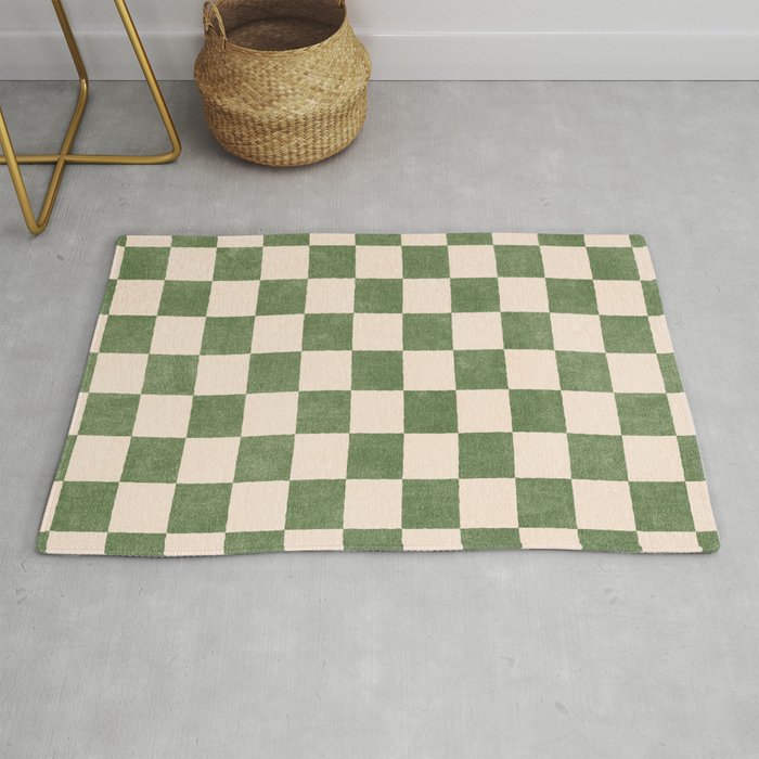 CHECKER - 001 - Olive Rug Gallery Image 1