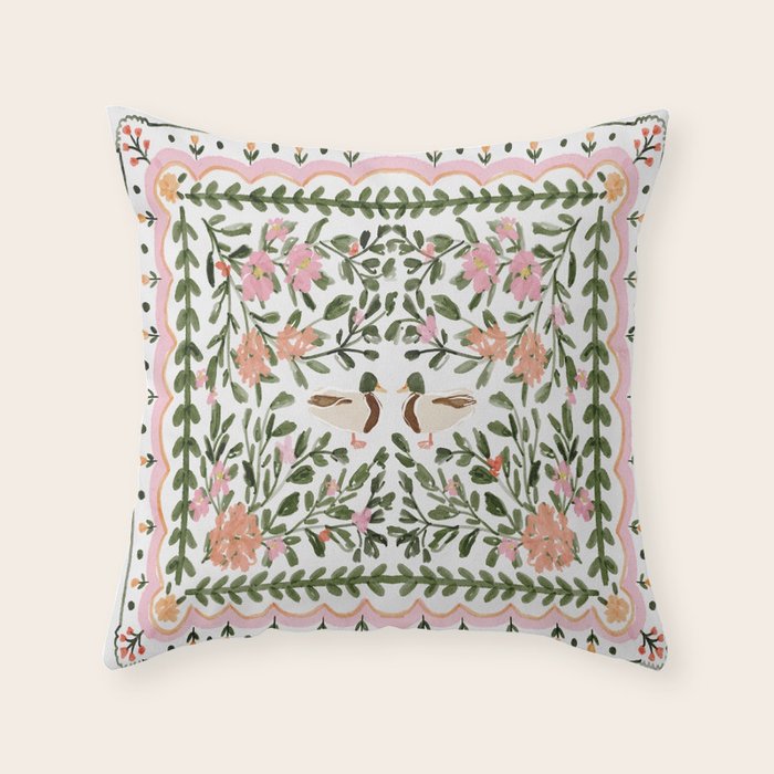Walk in the Park Throw Pillow Gallery Image 1