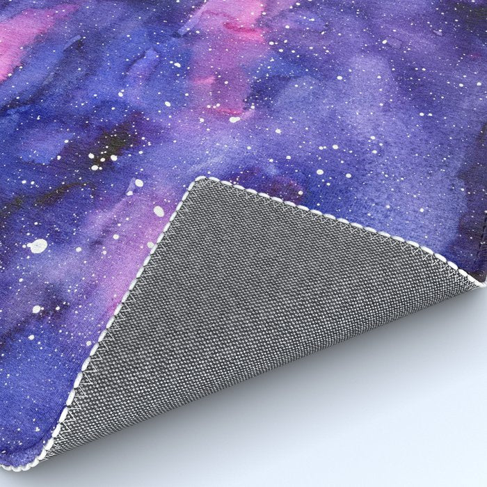 Galaxy Pattern Watercolor Rug Gallery Image 4